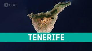 Earth from Space Tenerife Canary Islands Spain