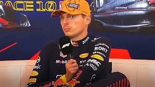 Max Verstappen Being Sassy During Press Conference