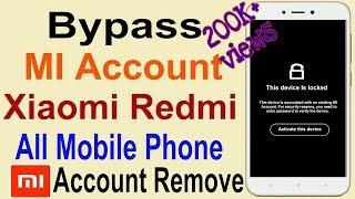 How to Remove Mi Account  Bypass Mi Account Without PC  Remove Blocked Redmi MI Account