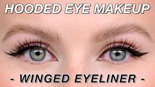 Hooded Eye Makeup Technique  Winged Eyeliner