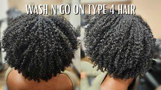 Wash N Go on Type 4 Natural Hair  Detailed Summer 2024 Routine