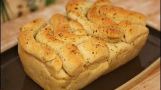Домашний хлеб с чесноком. Рецепт хлеба в духовке