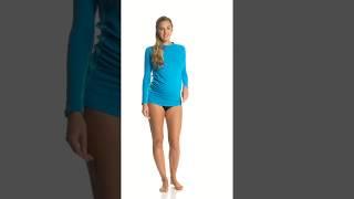 EQ Swimwear Turquoise Hawaii Maternity Rashguard  SwimOutlet.com