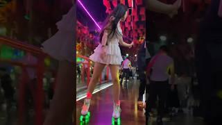 girl skating skating rink korean girl skating with song skater girl skating #skating #skater #shorts