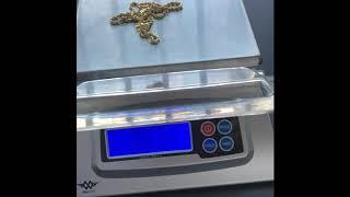 Weighing a Daniel Jewelry Inc 3mm rope chain
