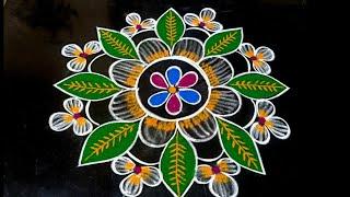 2 beautiful daily rangolis 