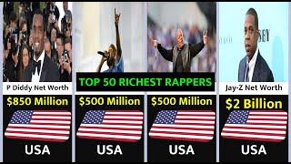 Top 50 Richest Rappers