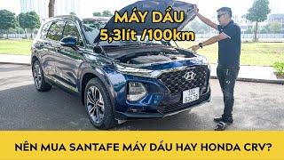 Nên mua Hyundai Santafe máy dầu hay Honda CRV  Autodaily