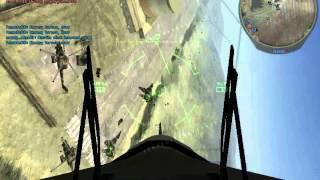 Battlefield 2 Jet Flight noobish battle #1