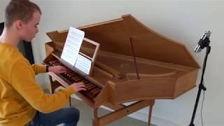 Händel Gigue from the harpsichord suite in G minor - Luuk Torn - spinet