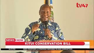 Kitui governor Malombe holds 3 day to discuss conservation bill and policy