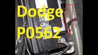 Causes and Fixes Dodge P0562 Code System Voltage Low