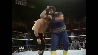 The Twin Towers vs Jobber Gary Wolfe & Tony Durante WWF Wrestling Challenge 1989
