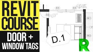Door and Window Tags in Revit Tutorial  Advanced Revit Course 07