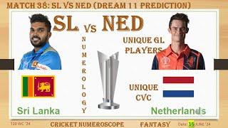 ICC T20 World Cup 24 Match 38 Player Prediction Sri Lanka v Netherlands Astrology & Fantasy Tips