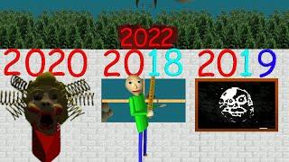 The Evolution of Baldis Basics 2018 - 2023