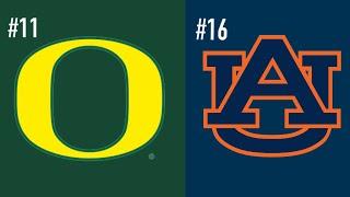 #11 Oregon vs #16 Auburn  August 31st 2019  Full Game Highlights