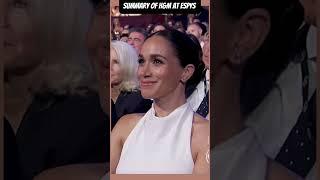 A summary of Harry & Meghan at ESPYS #sussexsquad #duchessmeghan #princeharry #espys #lovewins