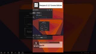 Manjaro 21.3.7 Gnome Edition Quick overview #linux #manjaro