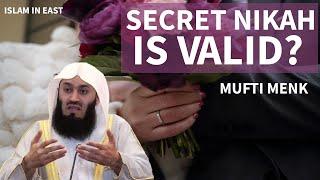 Is Secret Nikah Valid?  Secret Marriage in Islam  Mufti Menk