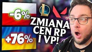 RIOT Podnosi Ceny ale Polakom Obniża