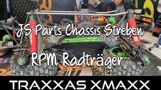 Traxxas X-Maxx RPM Radträger & JS Parts Chassis brace deutschgerman