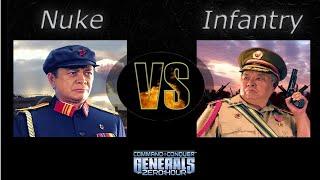 Nuke vs Infantry - Generals Challenge C&C Generals Zero Hour