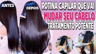 PROJETO RAPUNZELCOMO FAÇO CAUTERIZAÇÃO CAPILAR EM CASA+ ROTINA CAPILAR #como#hair #explorer#beleza