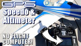 A Day at the Field GPS Speed and Altitude Telemetry from Crossfire with NO Flight Computer
