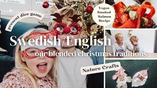 Vegan Gravlax Salmon Swedish Christmas Food  & Roll The Dice Gifts  how we blended traditions