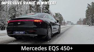 2022 Mercedes EQS 450+ 333hp  Walkaround  Acceleration  Fly by  Range test  4K