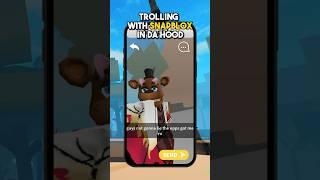 SNAPBLOX IN DA HOOD FREDDY #roblox #coems #funny #viral #fnaf #fnafmemes #thestrongestbattlegrounds