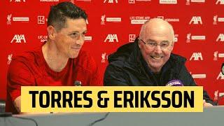 Fernando Torres & Sven-Goran Eriksson   Liverpool Legends 4-2 Ajax   Press Conference