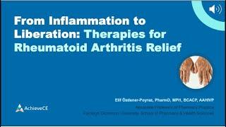 From Inflammation to LiberationTherapies for Rheumatoid Arthritis Relief – Live Webinar on 051324