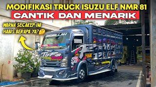 MODIFIKASI TRUCK ISUZU ELF NMR 81 DENGAN WARNA SECANTIK ITU BUTUH DANA BERAPA YA?⁉️