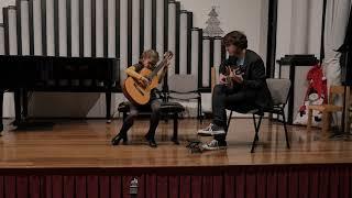 Laura 1st Year Guitar plays Lullaby by T. Stachak