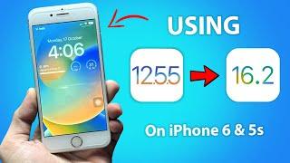 How to Update iOS 12.5.5 to iOS 16.2  Install iOS 16.2 on iPhone 5s & 6