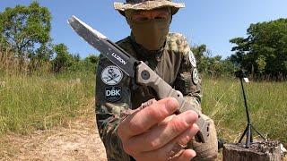 COLD STEEL LUZON MEDIUM - 8Cr13MoV STEEL - DESTRUCTION TEST - UNTIL IT BREAKS - TINY FKA @csknives