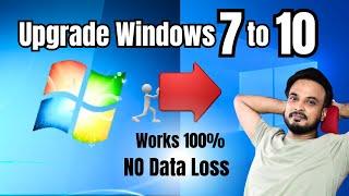Upgrade From Windows 7 to Windows 10 for FREE in 2024 NO Data Loss Works 100%