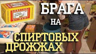 БРАГА на спиртовых дрожжах ПРОВЕРЕНО