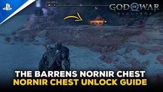 God of War Ragnarok  How To Unlock The Barrens Nornir Chest Guide