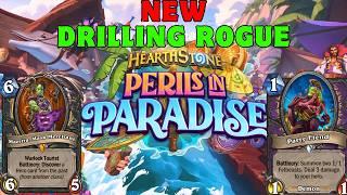 Perils in Paradise New Best DRILLING ROGUE Deck to Climb Legend Fast ► Hearthstone