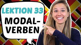 GERMAN LESSON 33 Introduction to German MODAL VERBS can must want etc