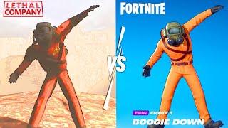 Boogie Down Dance - Lethal Company VS Fortnite