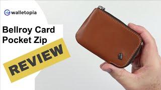 Bellroy Card Pocket Zipper wallet might be too small