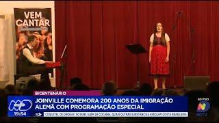 Bicentenário Joinville comemora 200 anos da imigração alemã com programação especial