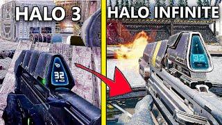 Halo Infinite vs Halo 3 - Weapons Comparison Insider Preview