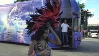 Miami Carnival 2016 Jester Visits The Hoi Pong VIP Bus