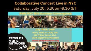 PMN Collaborative Concert  In Person + Zoom