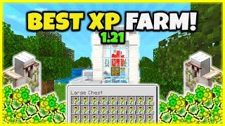 BEST XP FARM EVER 30 LEVELSSECOND In Minecraft Bedrock And Java 1.21